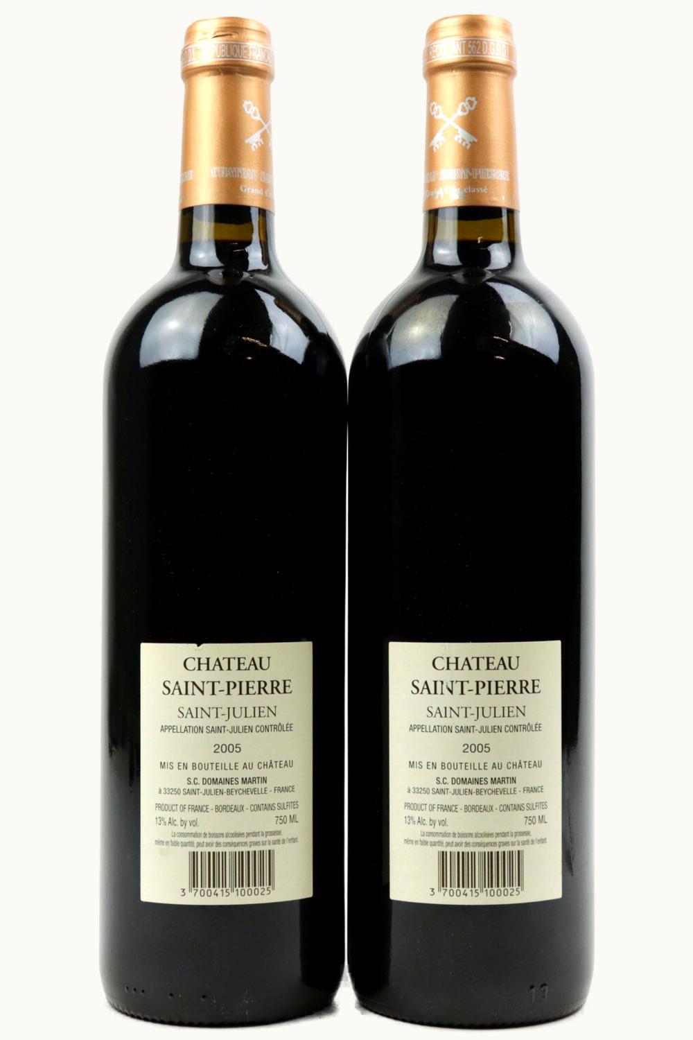 Château Saint-Pierre Château Saint-Pierre St Julien, Medoc, Bordeaux, France, 2005