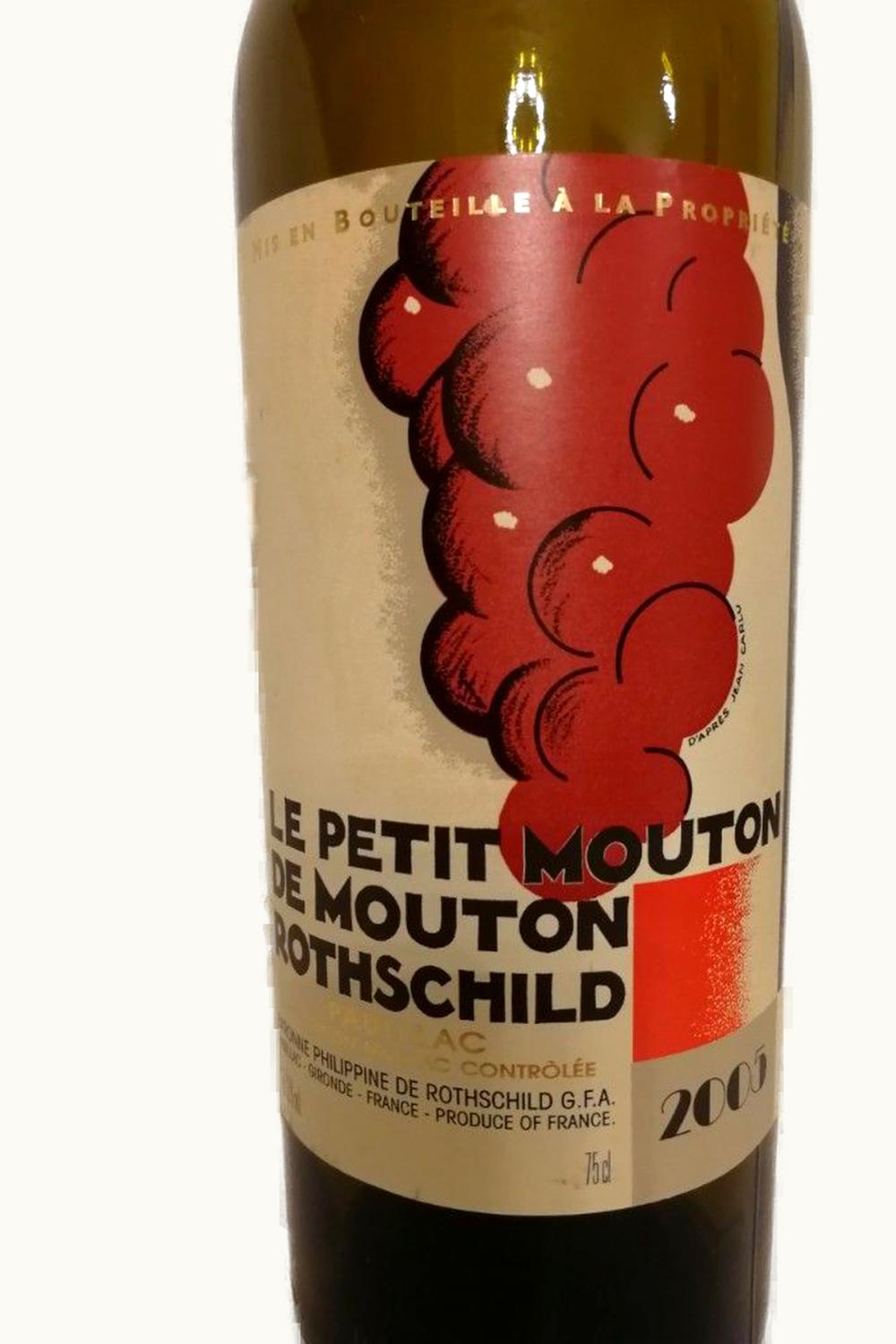 Le Petit Mouton de Rothschild Le Petit Mouton de Rothschild Pauillac, Medoc, Bordeaux, France, 2005
