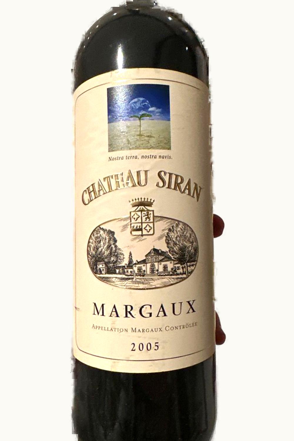Château Siran Siran Margaux, Medoc, Bordeaux, France, 2005
