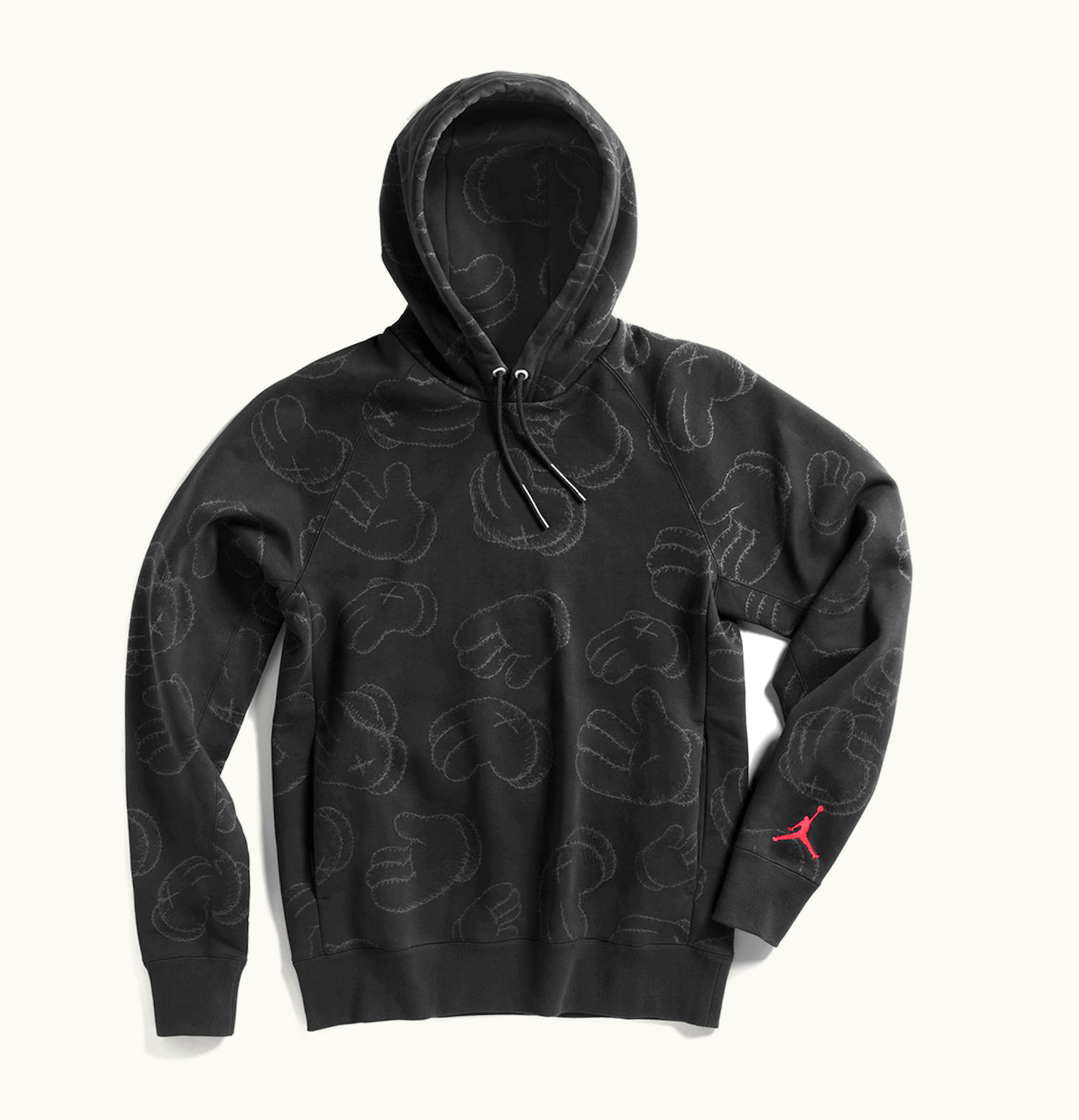 KAWS Kaws x Jordan Hooded Sweatshirt Black