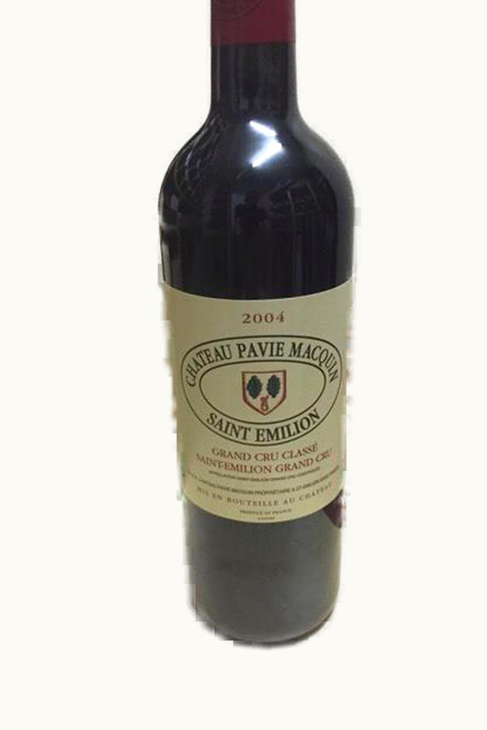 Château Pavie-Macquin Château Pavie-Macquin St Emilion Grand Cru, Bordeaux, France, 2004