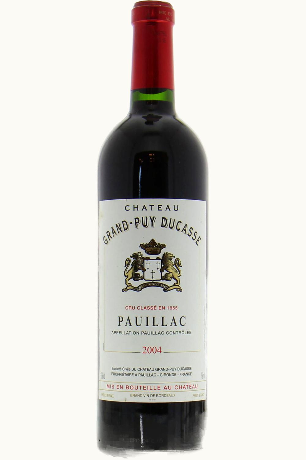 Château Grand-Puy Ducasse Château Grand-Puy Ducasse Pauillac, Medoc, Bordeaux, France, 2004