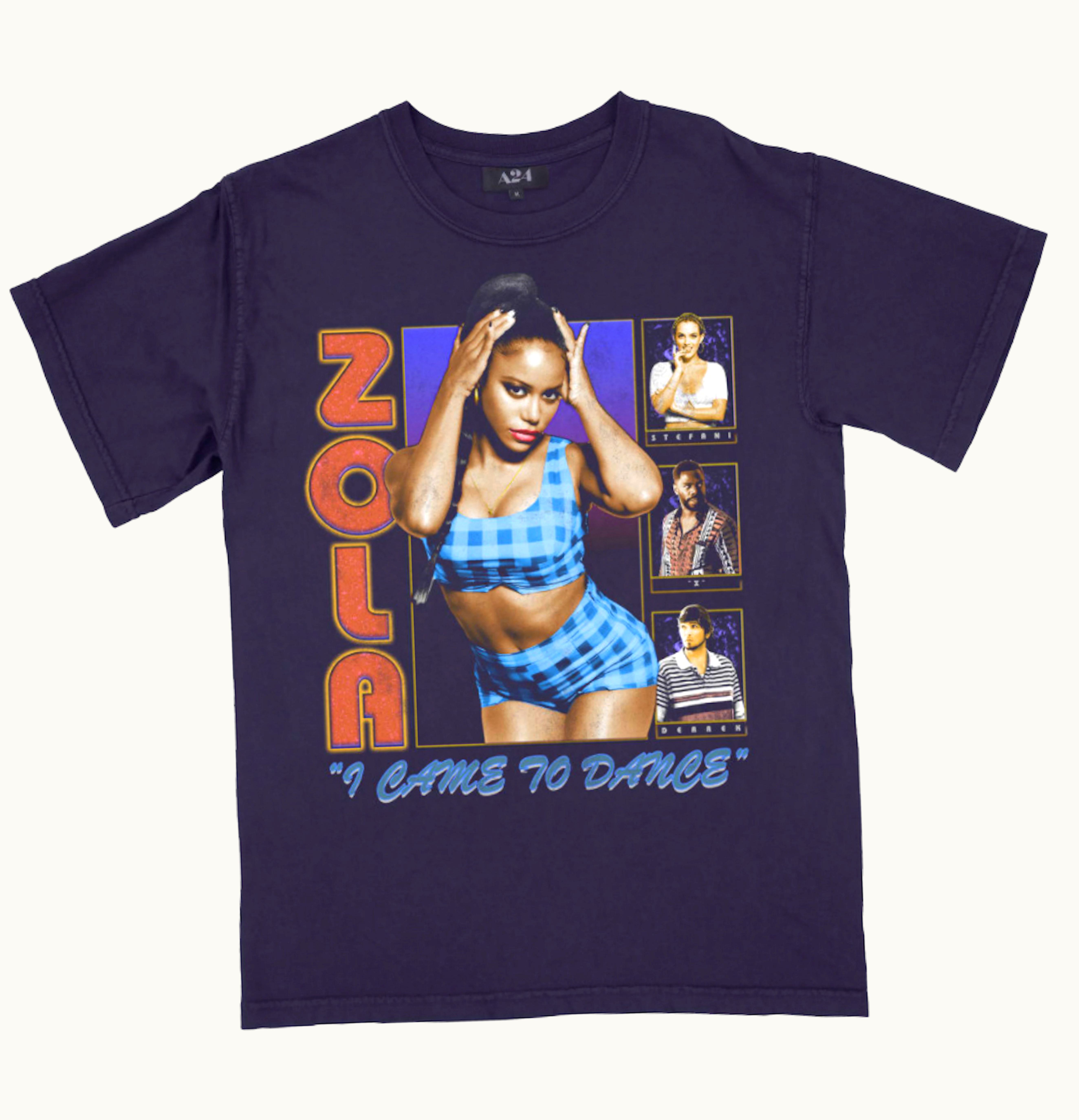 A24 Zola Cast T shirt Purple