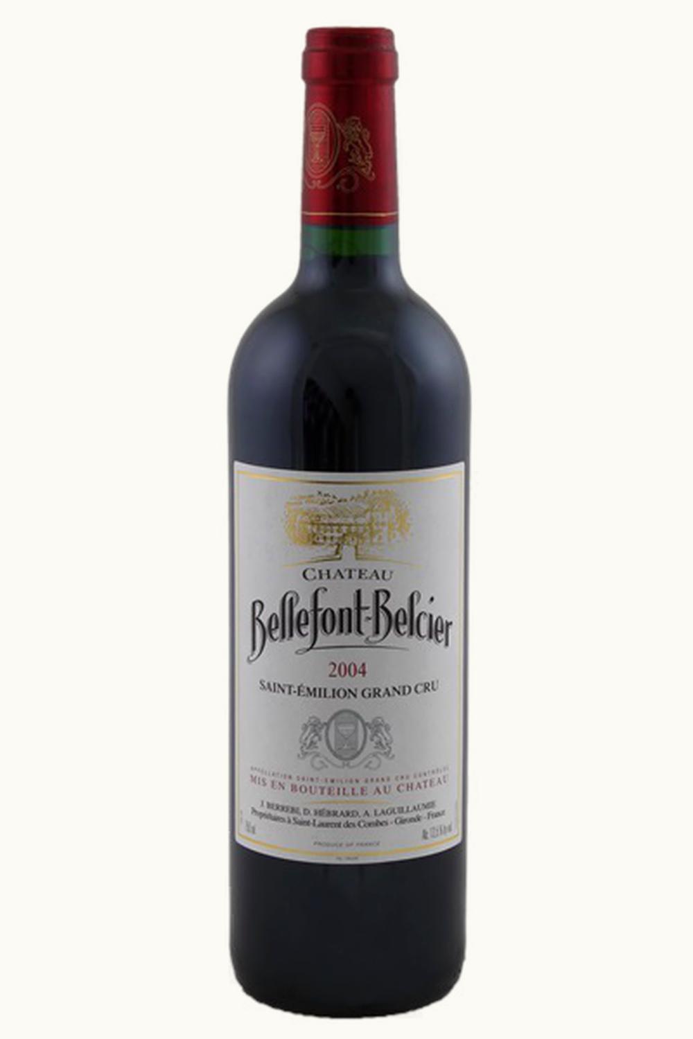 Château Bellefont Belcier Château Bellefont Belcier St Emilion Grand Cru, Bordeaux, France, 2004