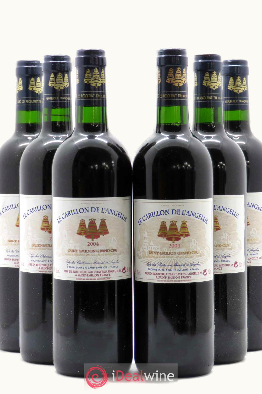 Le Carillon de L'Angelus Le Carillon de L'Angelus St Emilion Grand Cru, Bordeaux, France, 2004