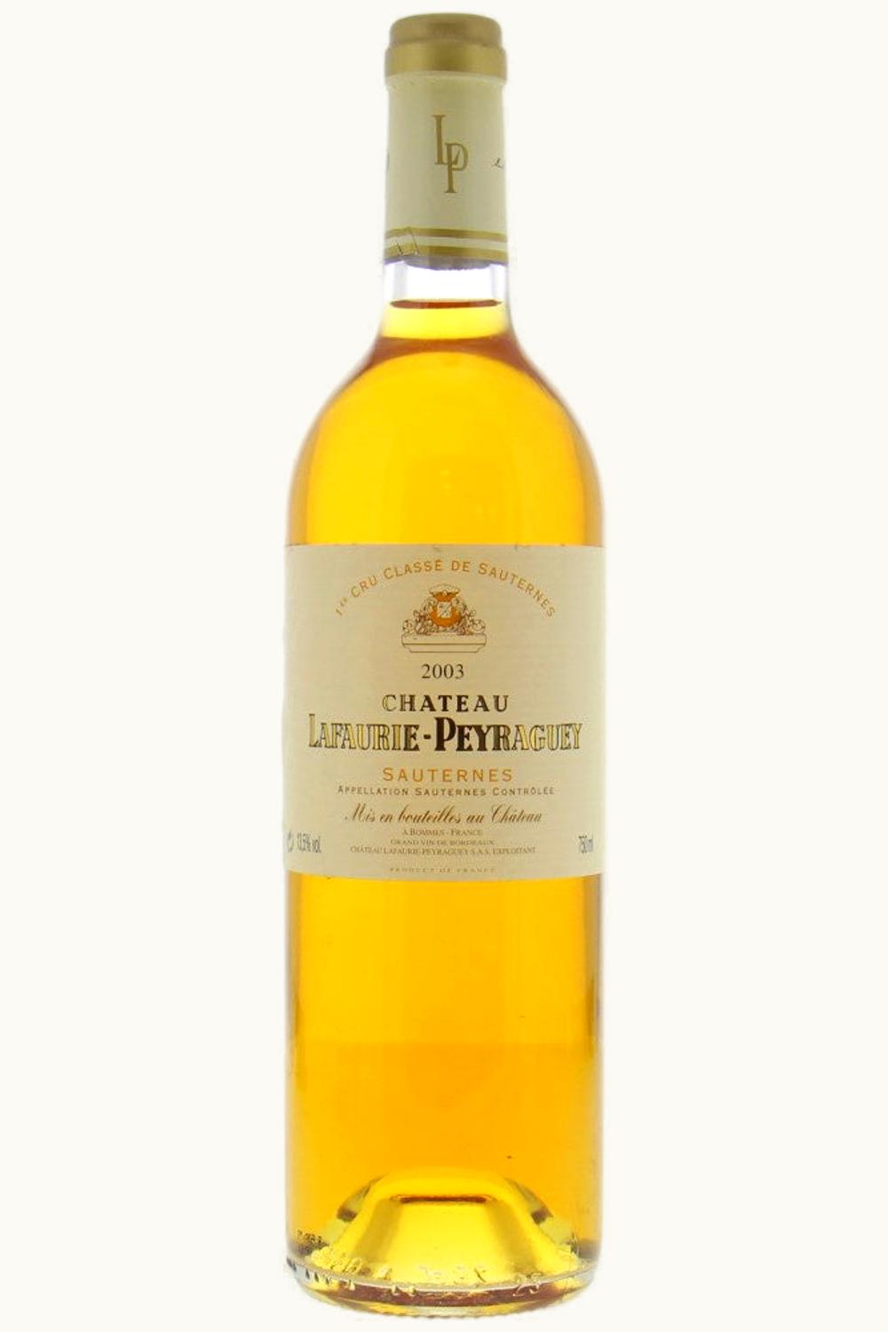 Château Lafaurie-Peyraguey Château Lafaurie-Peyraguey Sauternes, Bordeaux, France, 2003