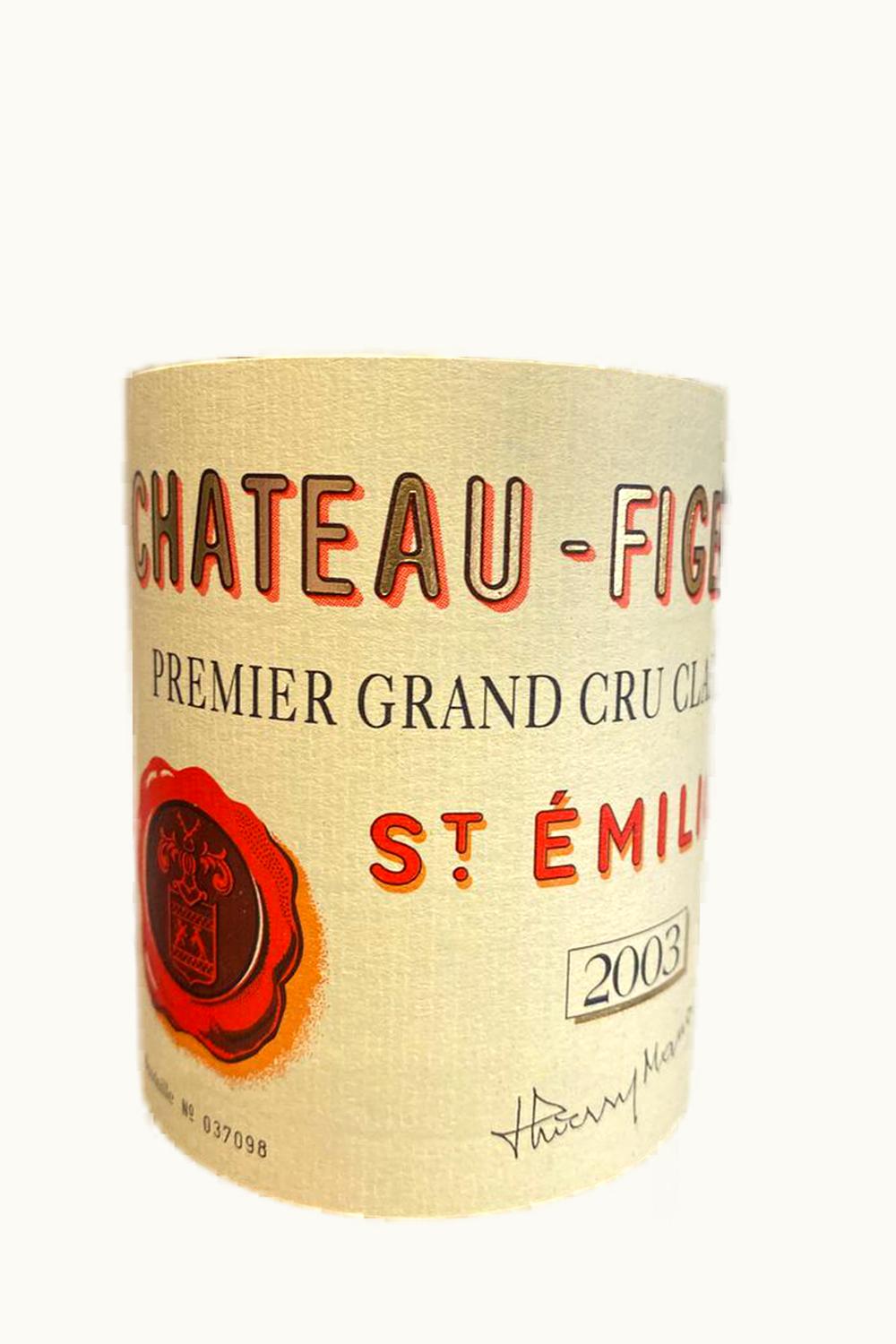 Château Figeac Figeac St Emilion Grand Cru, Bordeaux, France, 2003