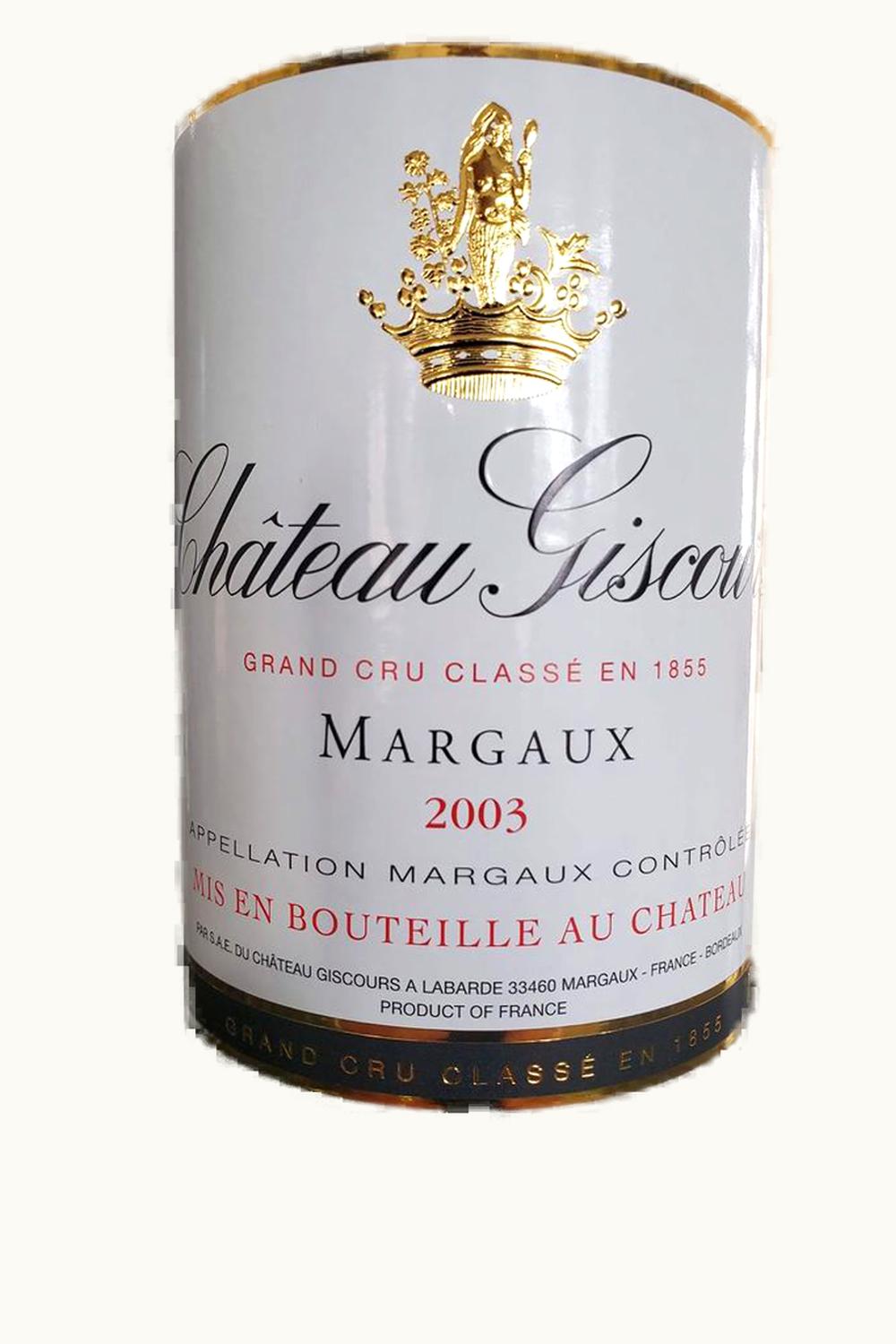 Château Giscours Château Giscours Margaux, Medoc, Bordeaux, France, 2003