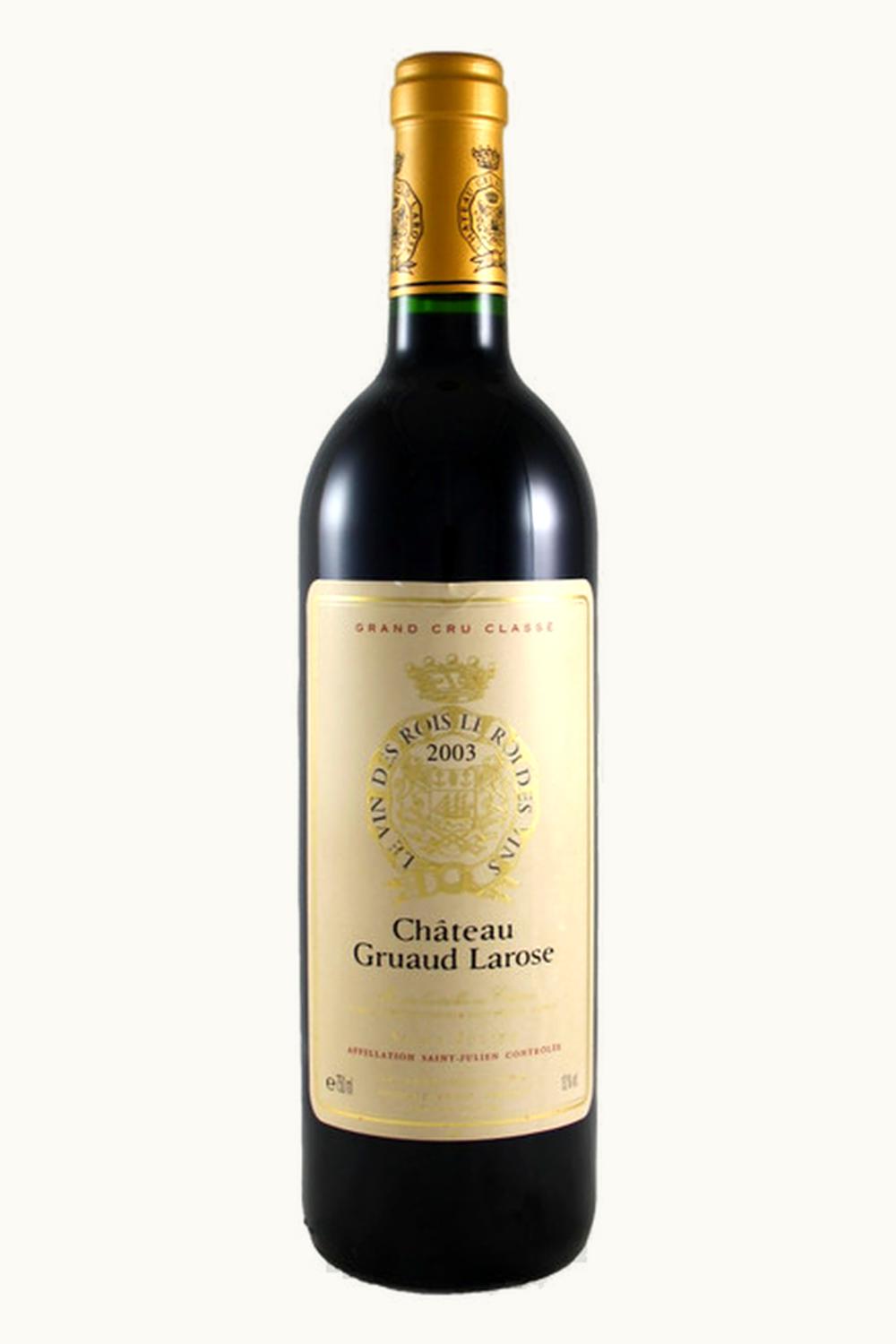 Château Gruaud-Larose Château Gruaud-Larose St Julien, Medoc, Bordeaux, France, 2003