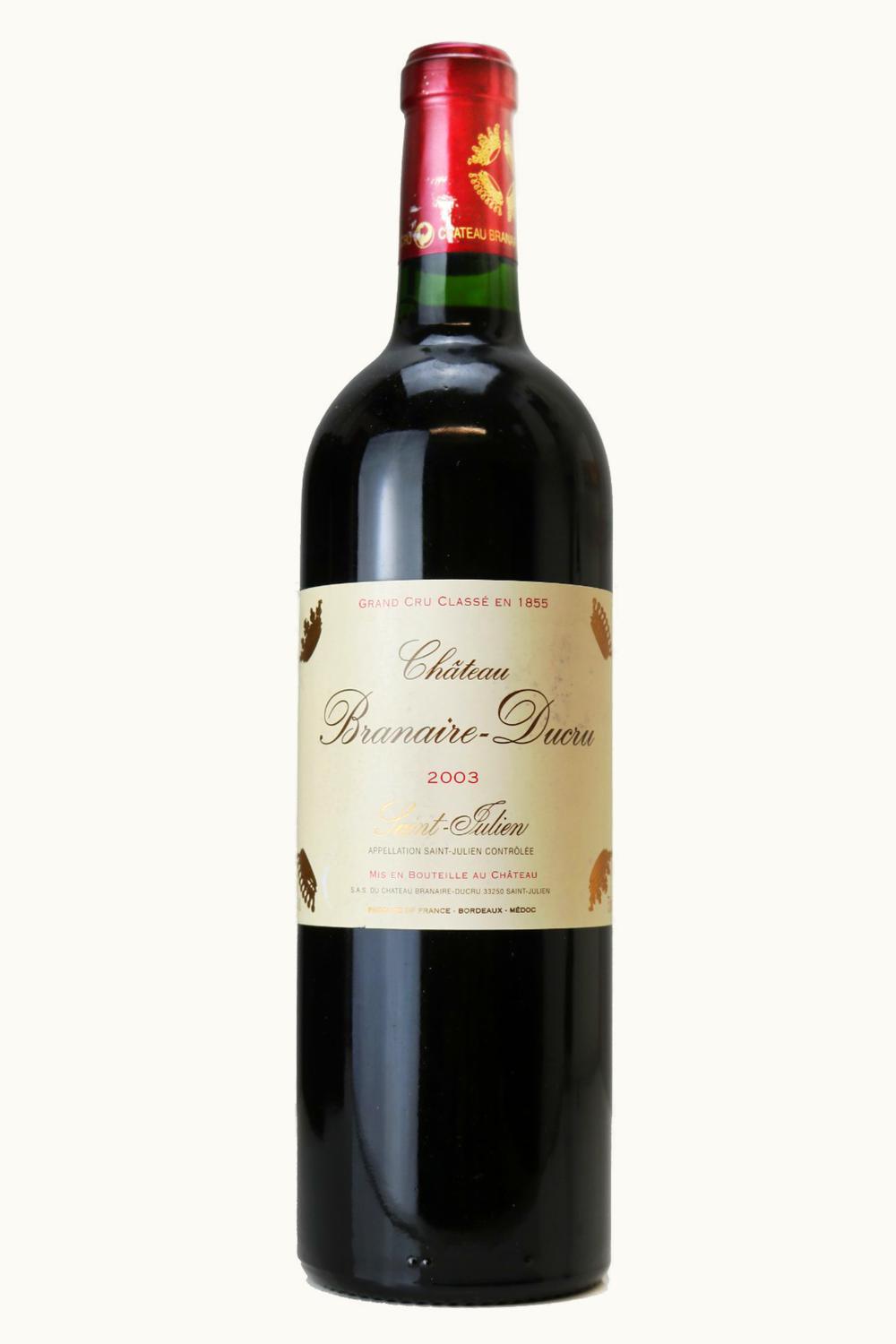 Château Branaire-Ducru Château Branaire-Ducru St Julien, Medoc, Bordeaux, France, 2003