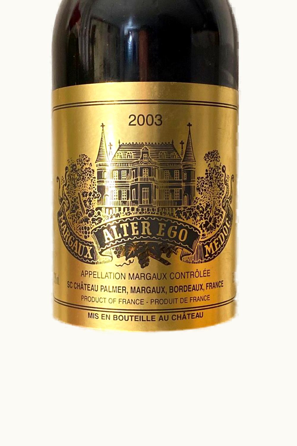 Chateau Palmer Alter Ego de Palmer Medoc, Bordeaux, France, 2003