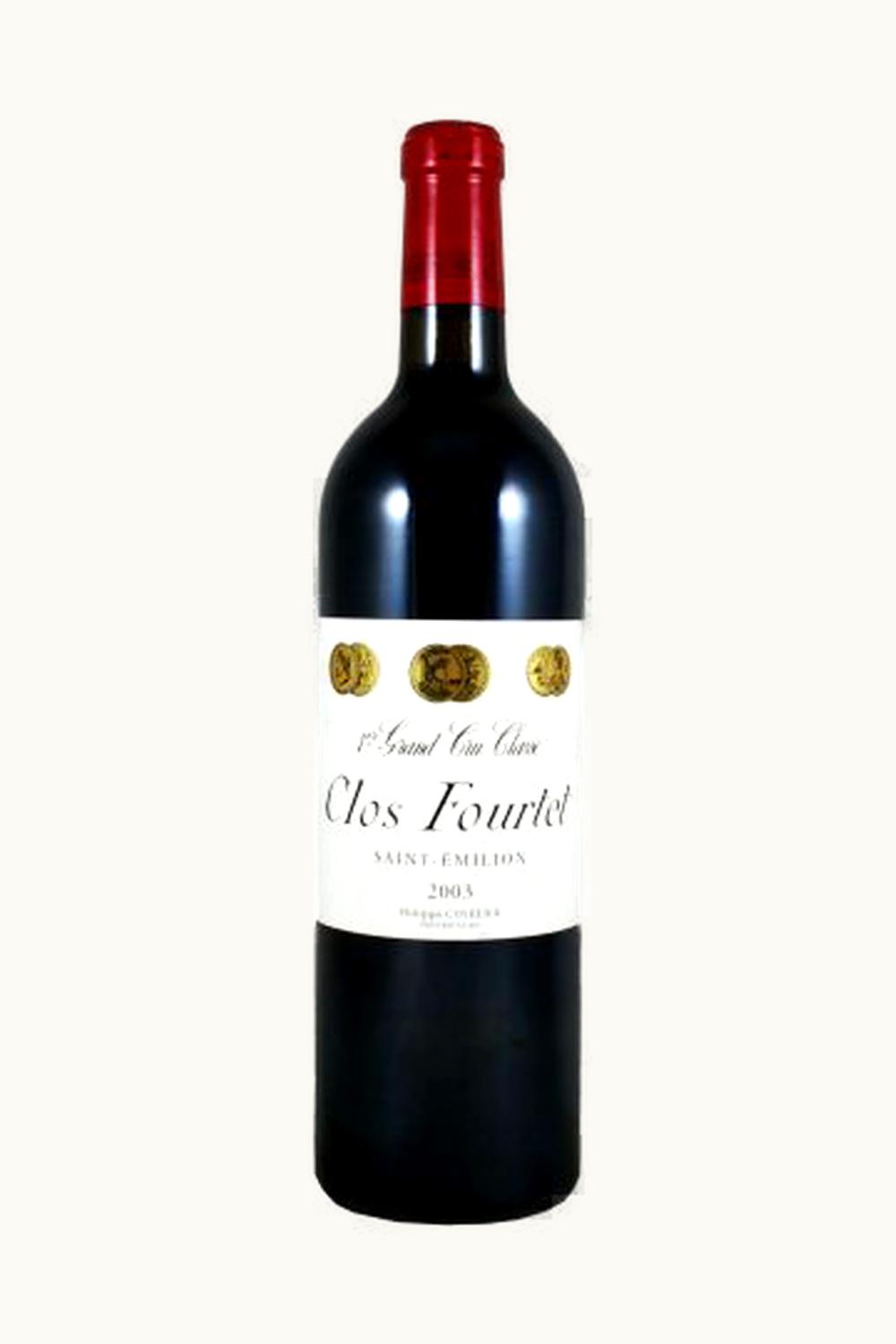 Château Clos Fourtet Clos Fourtet St Emilion Grand Cru, Bordeaux, France, 2003