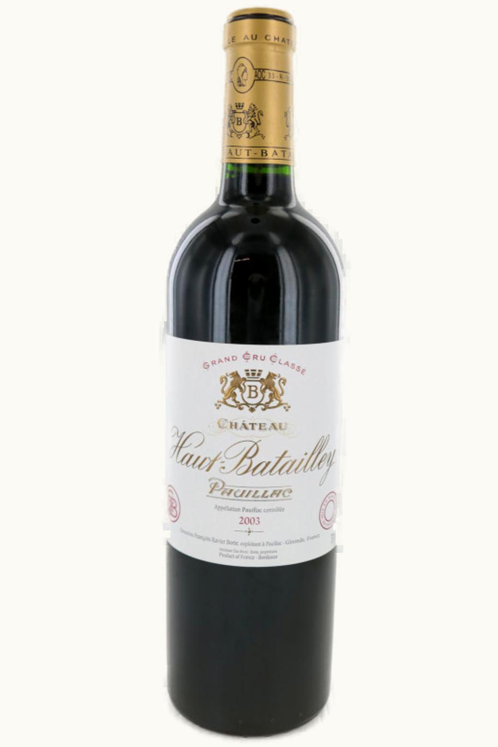 Haut Batailley Pauillac, Medoc, Bordeaux, France, 2003