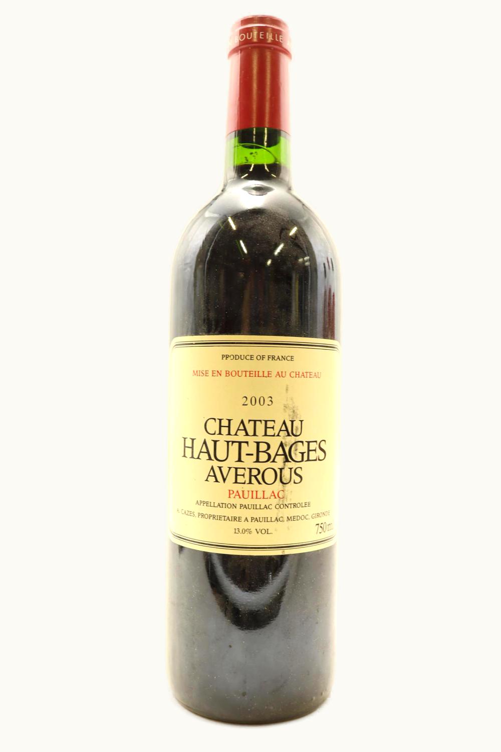 Château Lynch-Bages Château Lynch-Bages Pauillac, Medoc, Bordeaux, France, 2003 UZ0639291