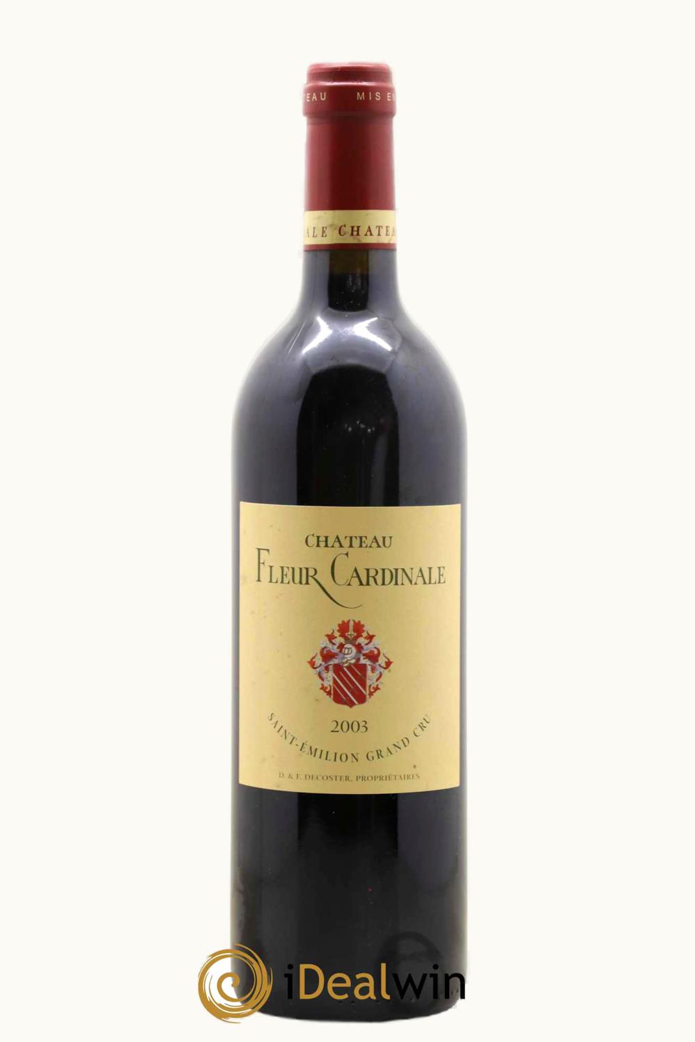 Fleur Cardinal St Emilion Grand Cru, Bordeaux, France, 2003