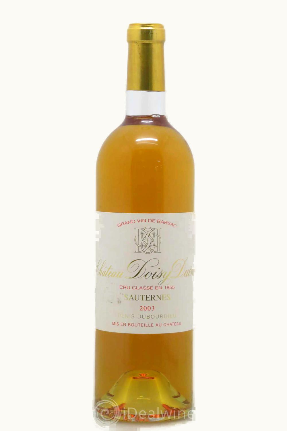 Château Doisy Daëne Château Doisy Daëne Barsac, Sauternes, Bordeaux, France, 2003