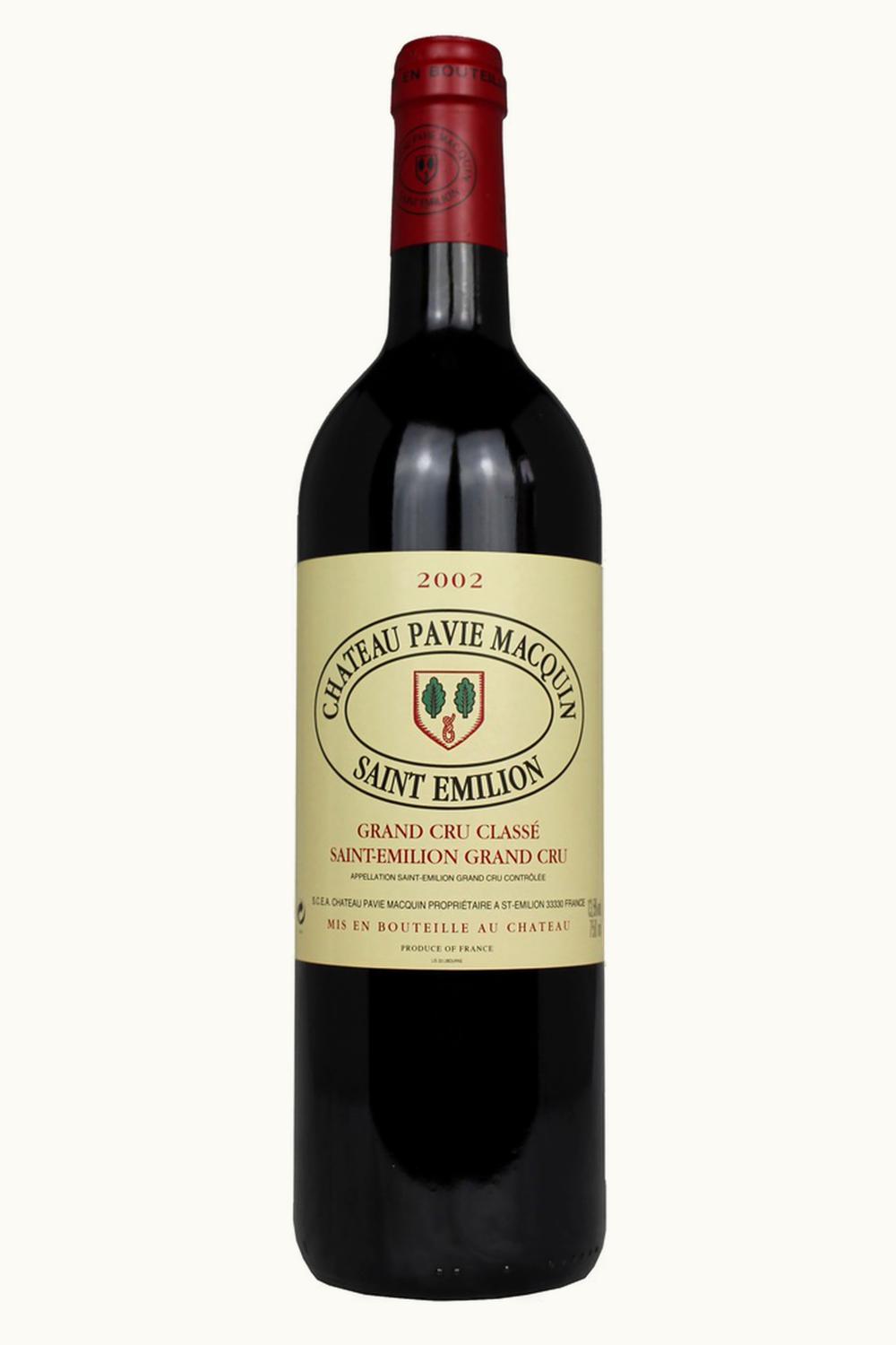 Château Pavie-Macquin Château Pavie-Macquin St Emilion Grand Cru, Bordeaux, France, 2002