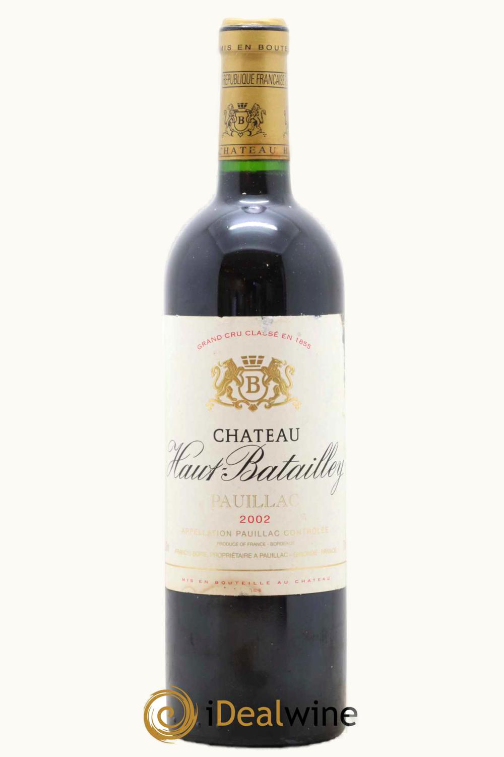 Château Haut-Batailley Château Haut-Batailley Pauillac, Medoc, Bordeaux, France, 2002