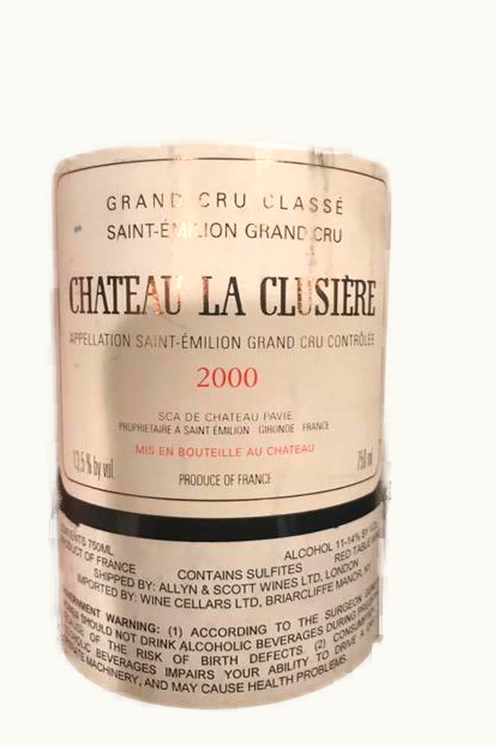 La Clusière La Clusiere St Emilion Grand Cru, Bordeaux, France, 2000