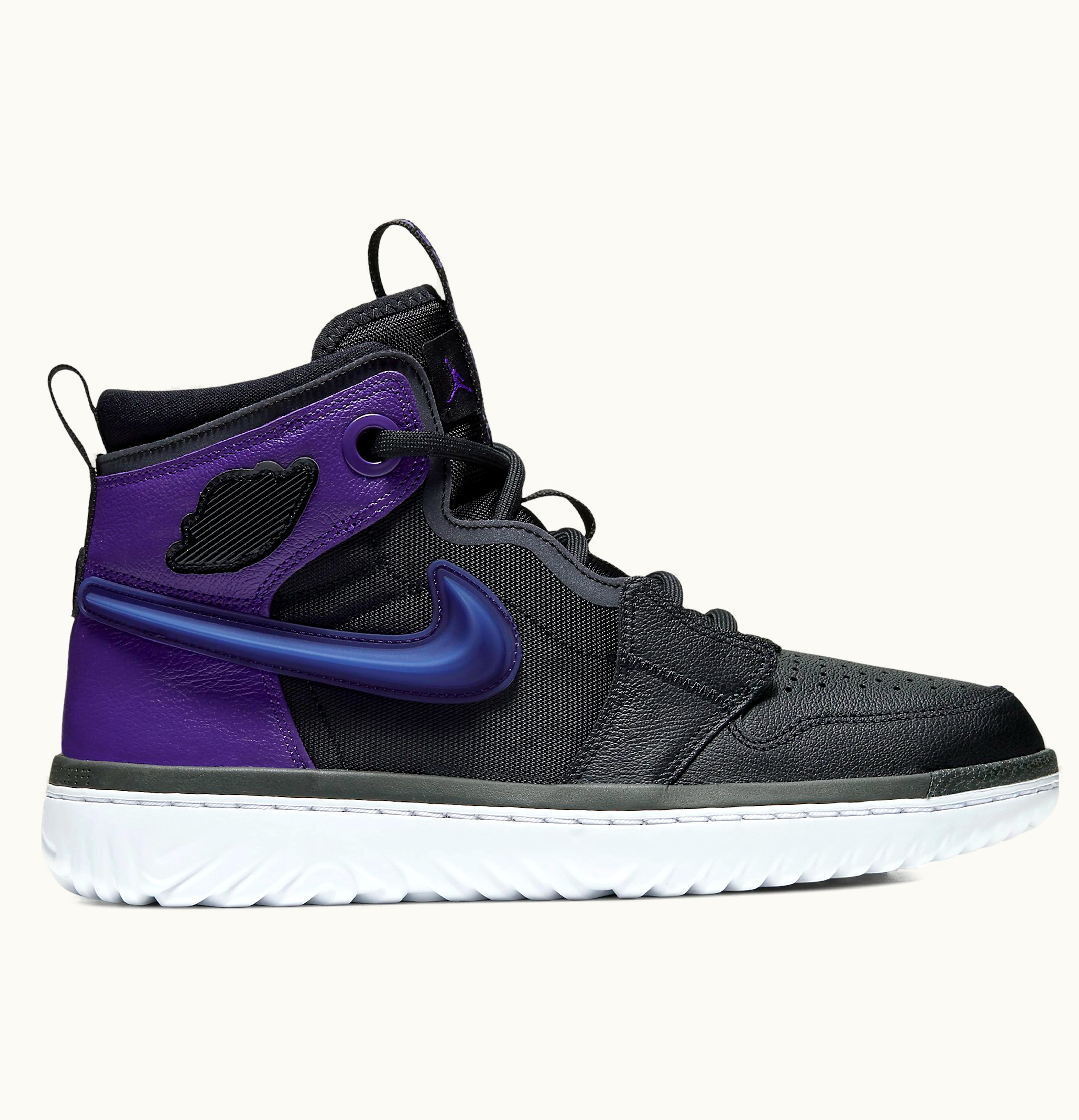 Jordan Air Jordan 1 High React Black Court Purple