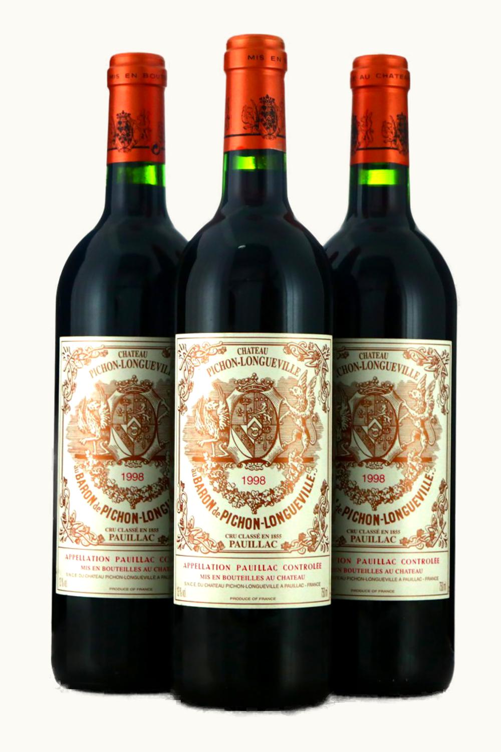 Château Pichon Longueville Baron Château Pichon Longueville Baron Medoc, Bordeaux, France, 1998