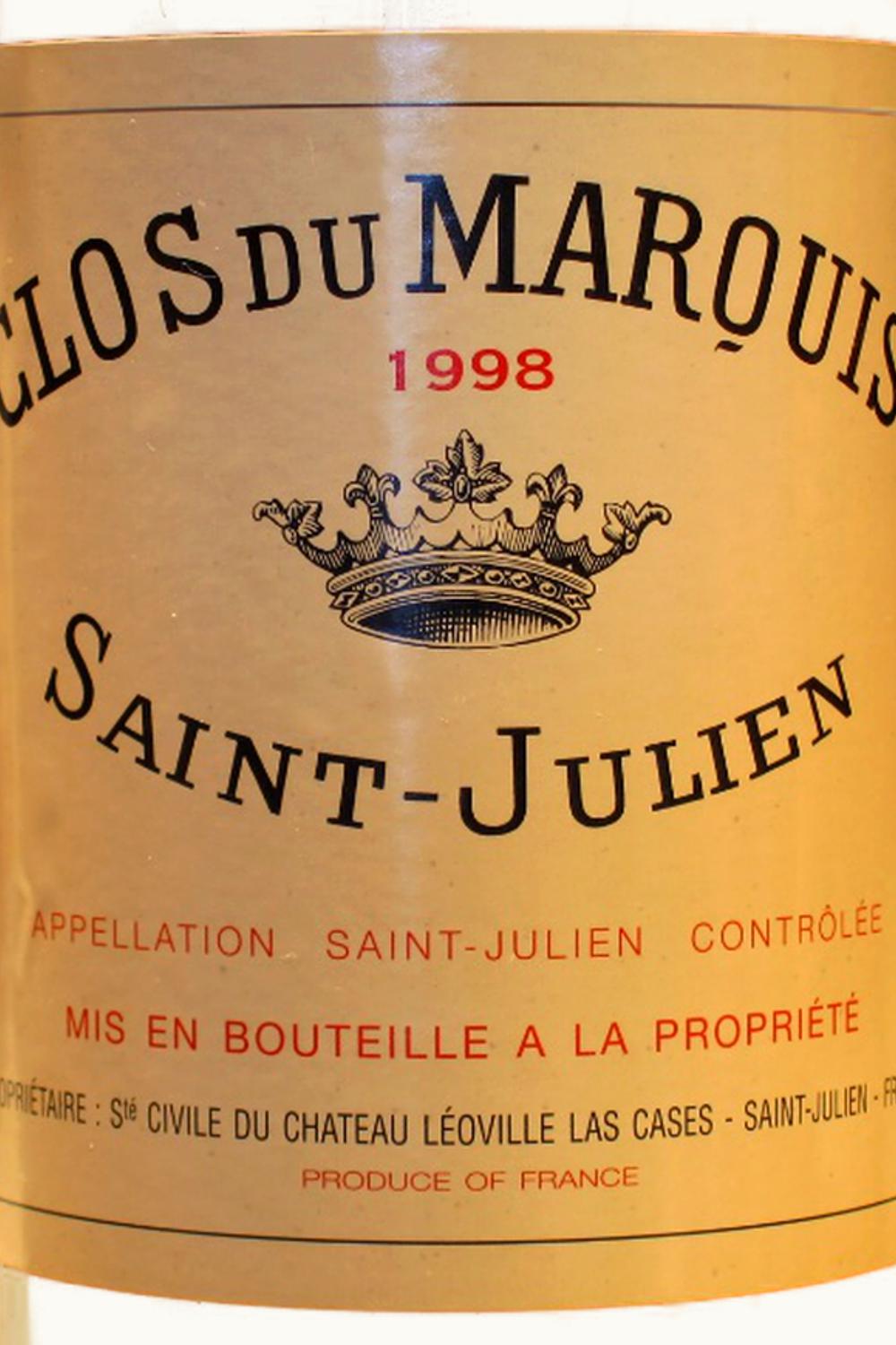 Château Léoville-Las Cases Château Léoville-Las Cases St Julien, Medoc, Bordeaux, France, 1998
