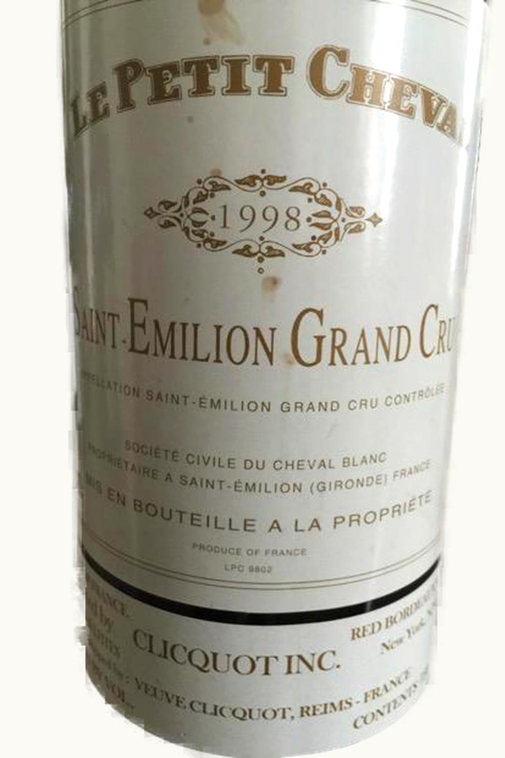 Château Cheval Blanc Château Cheval Blanc St Emilion, Bordeaux, France, 1998 UZ0640116