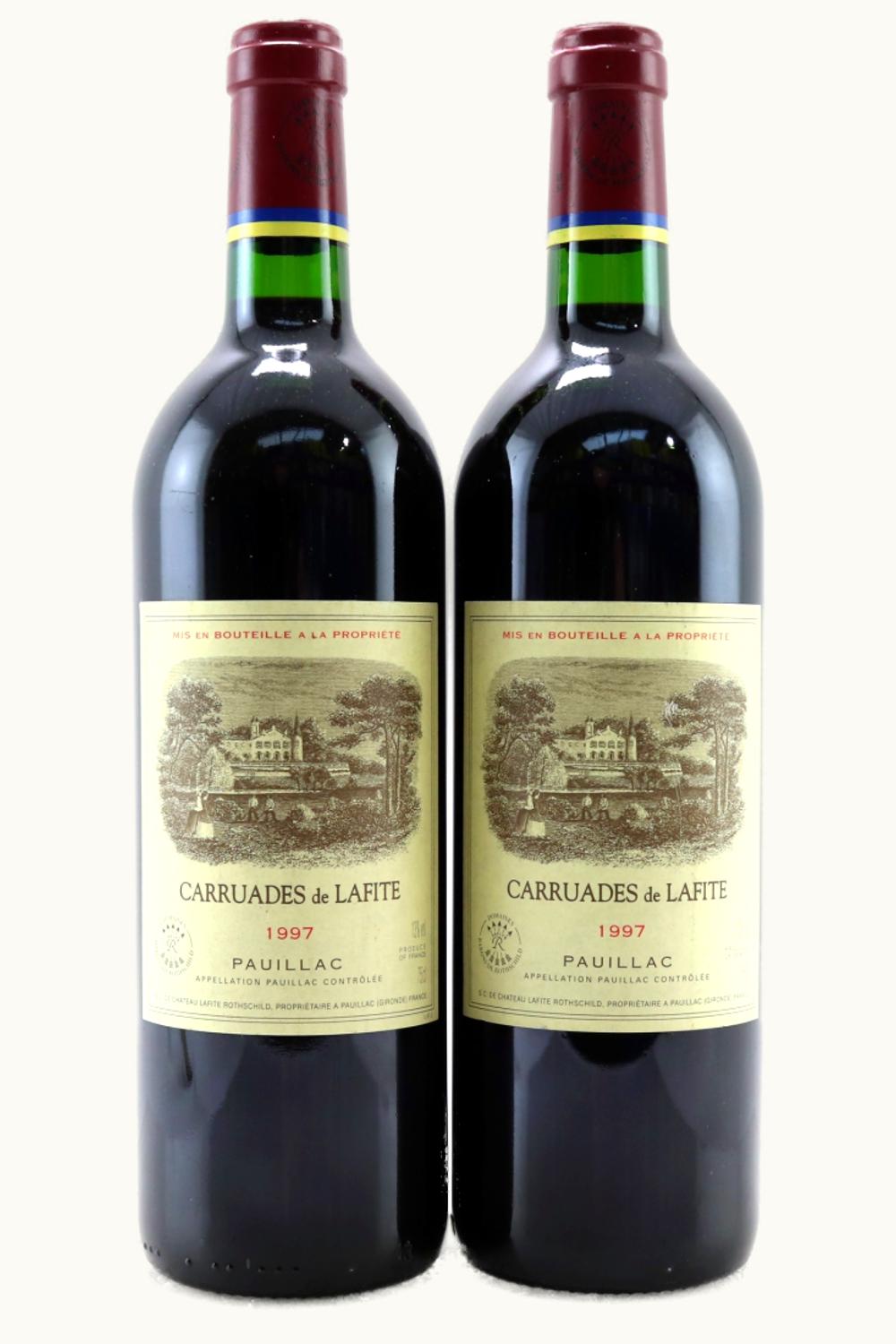 Château Lafite Rothschild Château Lafite Rothschild Carruades de Pauillac, Médoc, Bordeaux, France, 1997