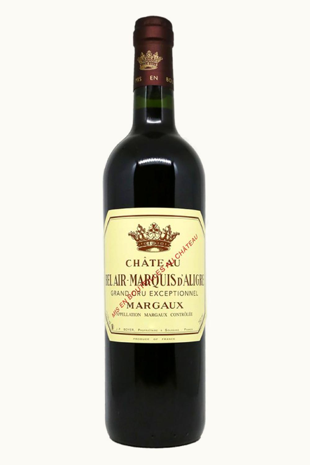 Château Bel Air-Marquis d'Aligre Château Bel Air-Marquis d'Aligre Margaux, Médoc, Bordeaux, France, 1996