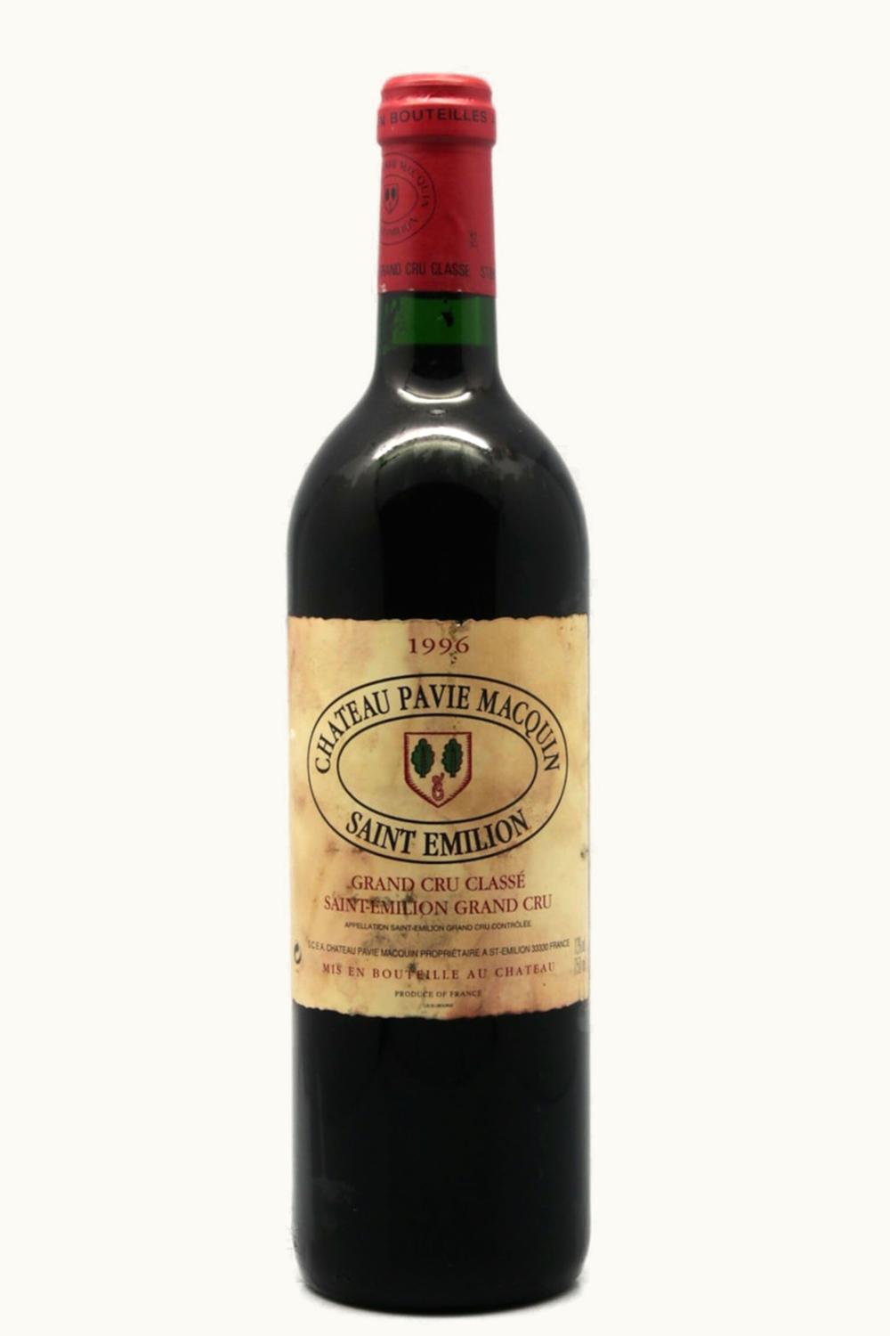 Château Pavie-Macquin Château Pavie-Macquin St Emilion Grand Cru, Bordeaux, France, 1996