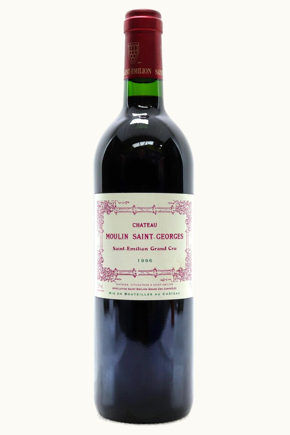 Moulin St. George St Emilion Grand Cru, Bordeaux, France, 1996