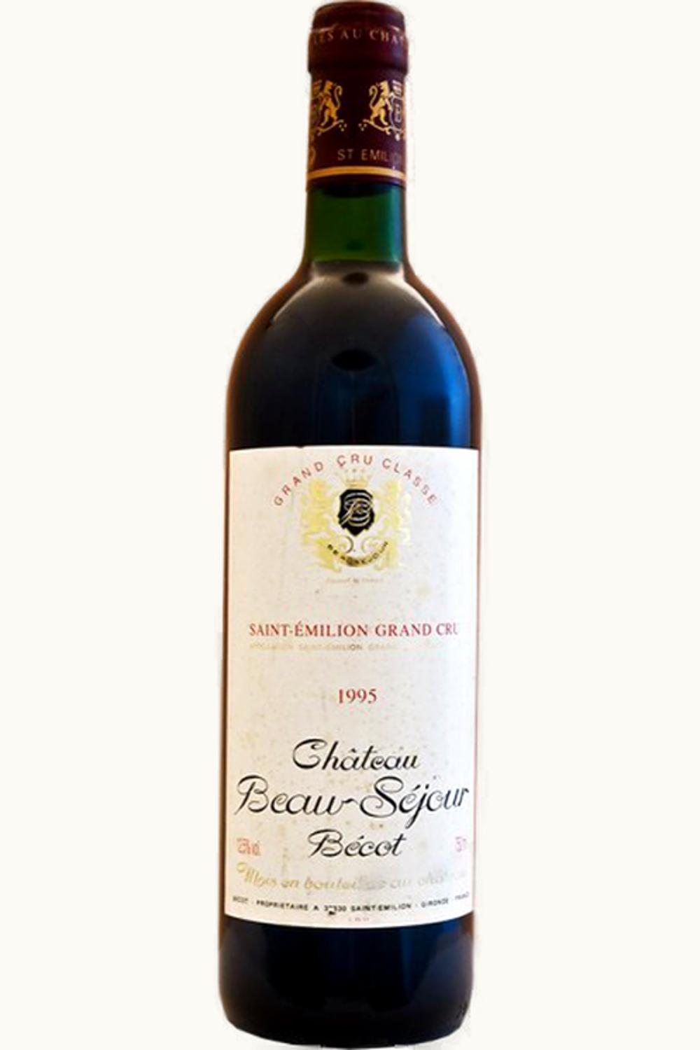 Château Beau-Séjour Bécot Château Beau-Séjour Bécot St Emilion Grand Cru, Bordeaux, France, 1995