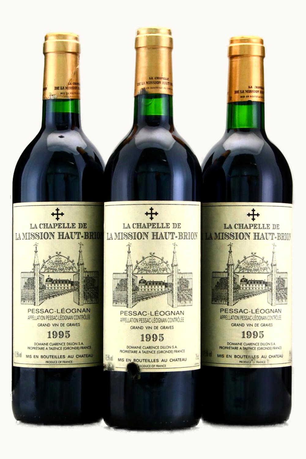 La Chapelle de Mission Haut-Brion La Chapelle de Mission Haut-Brion Pessac-Léognan, Bordeaux, France, 1995