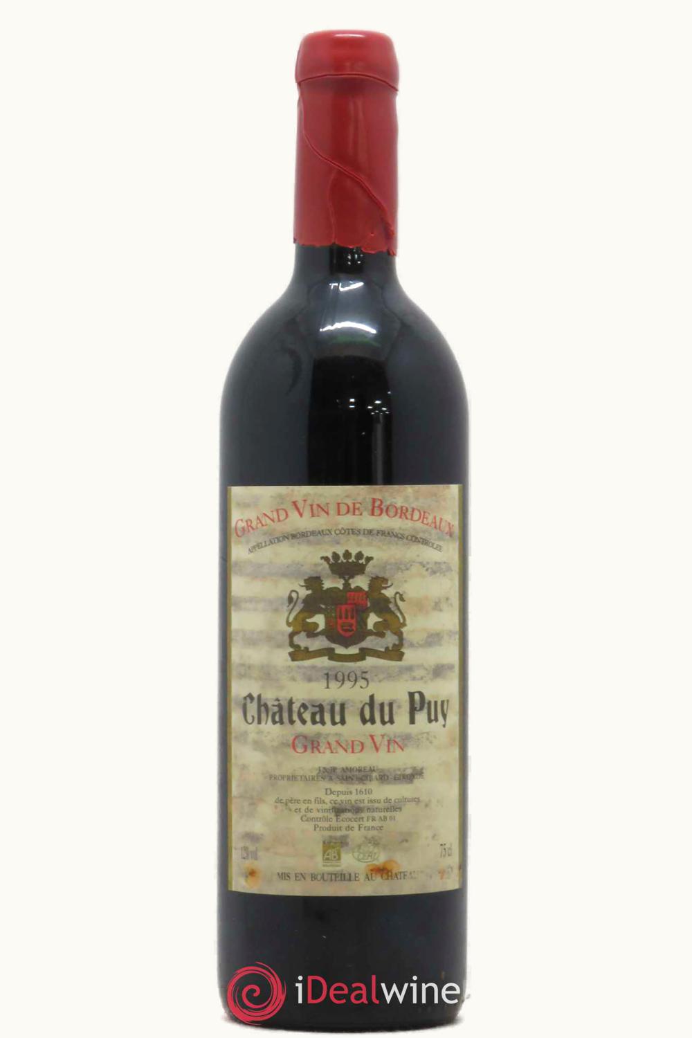 Château Le Puy Château Le Puy Côtes de Bordeaux, France, 1995