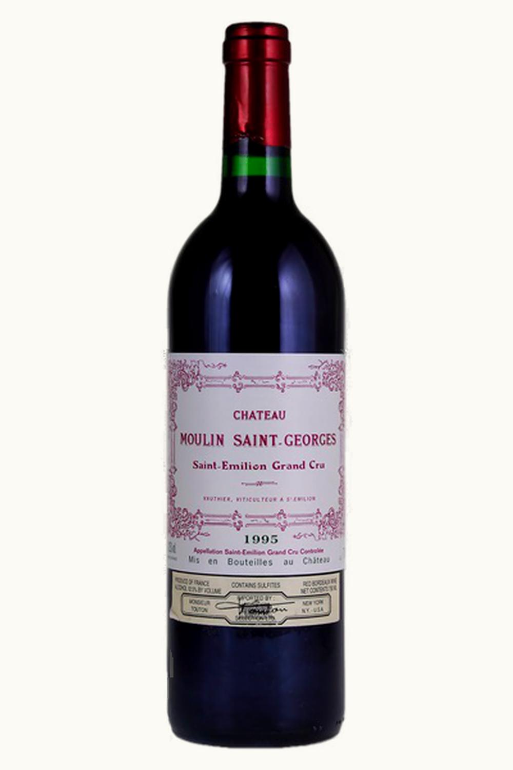 Moulin St. George St Emilion Grand Cru, Bordeaux, France, 1995