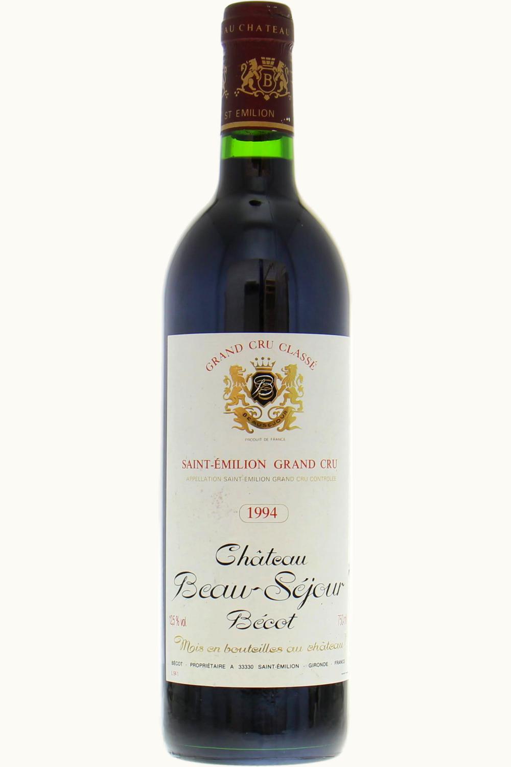Château Beau-Séjour Bécot Château Beau-Séjour Bécot St Emilion Grand Cru, Bordeaux, France, 1994