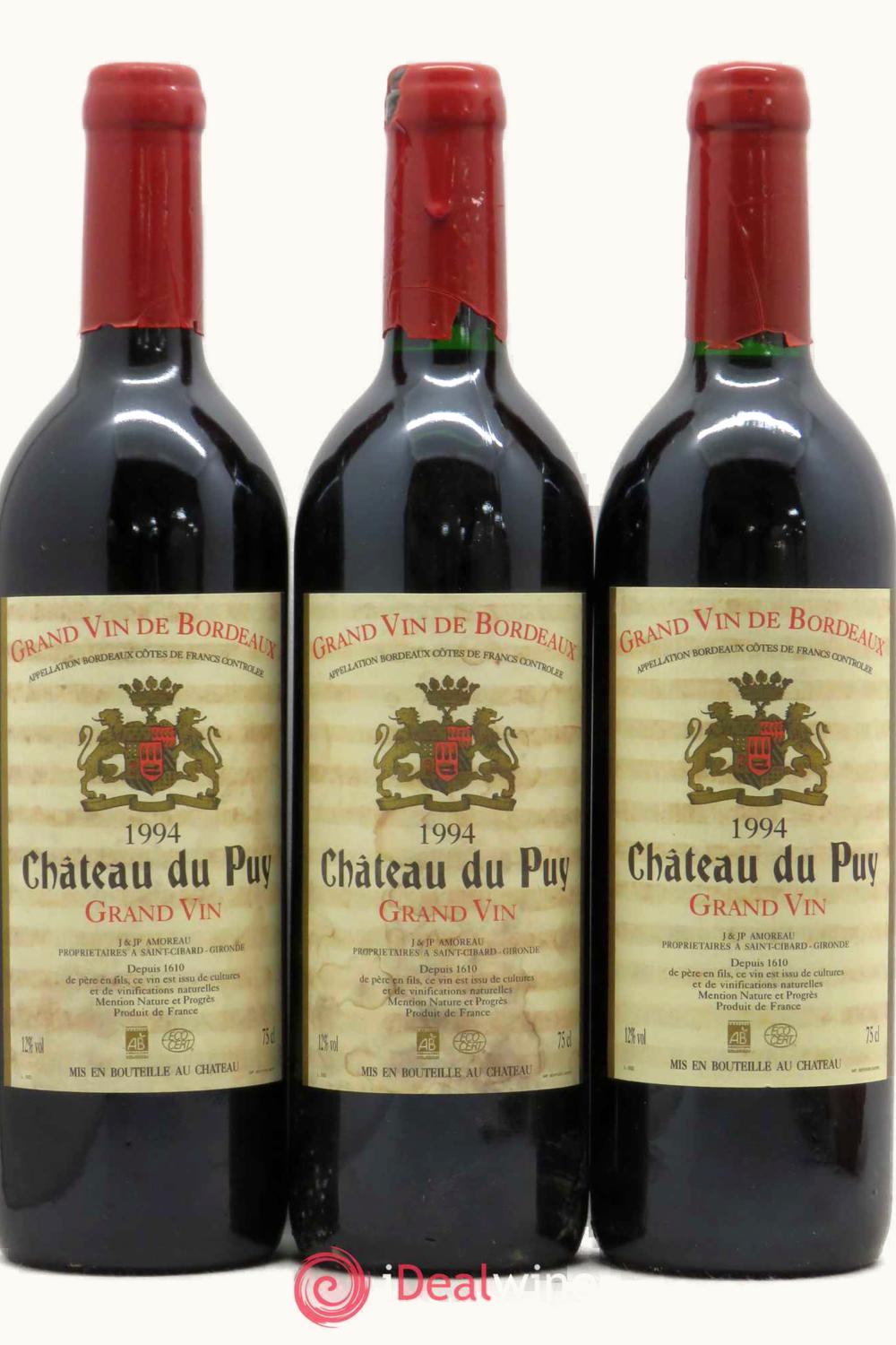 Château Le Puy Château Le Puy Francs Côtes de Bordeaux, France, 1994 UZ0640833