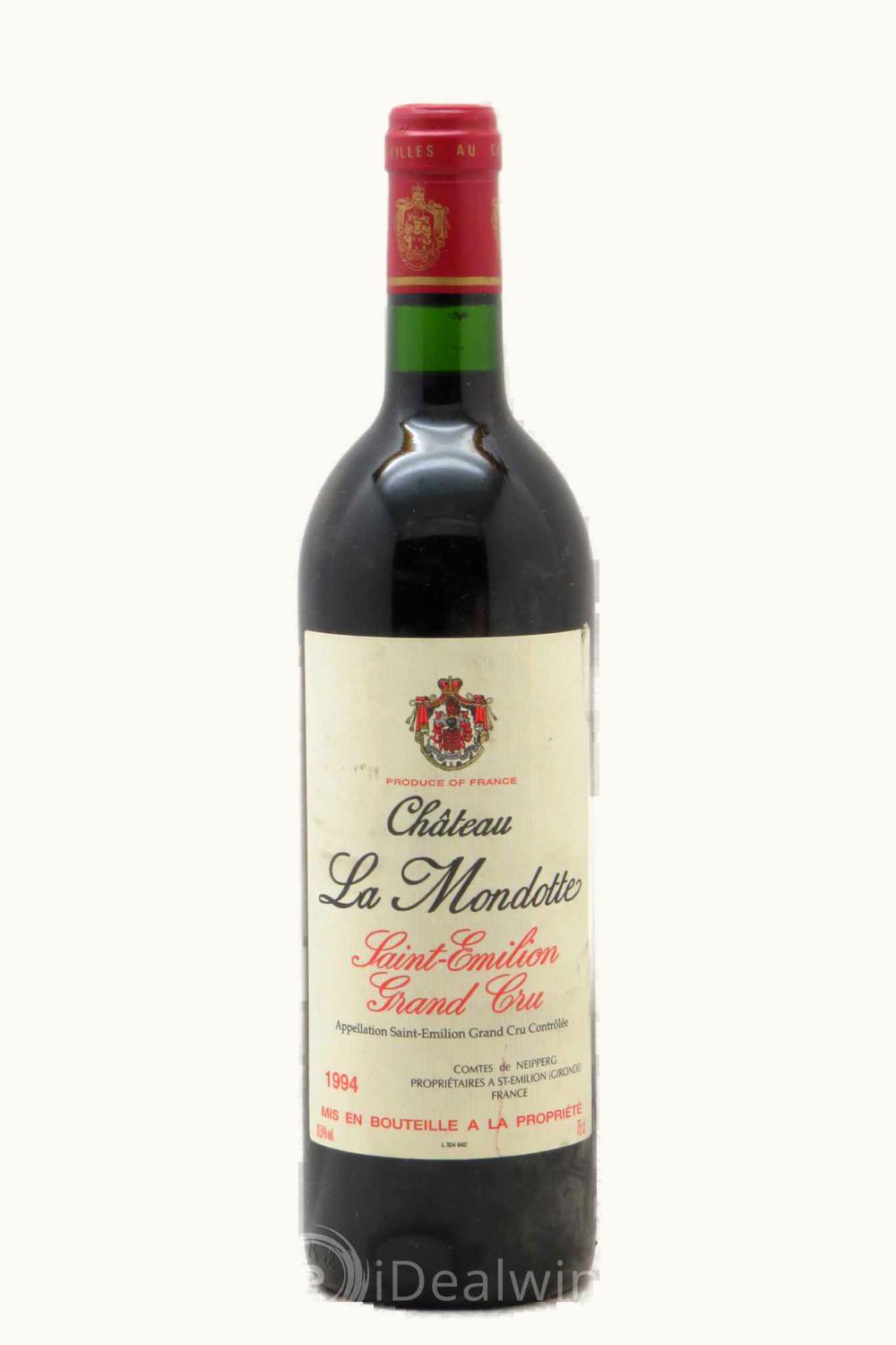 La Mondotte St Emilion Grand Cru, Bordeaux, France, 1994