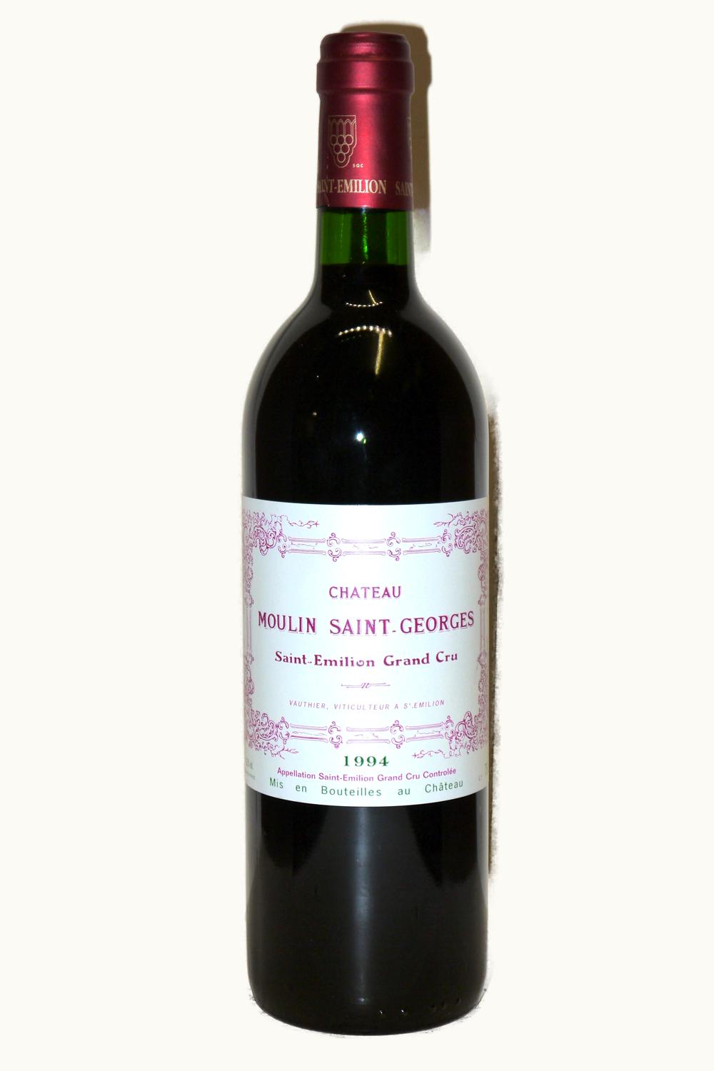 Moulin St. George St Emilion Grand Cru, Bordeaux, France, 1994