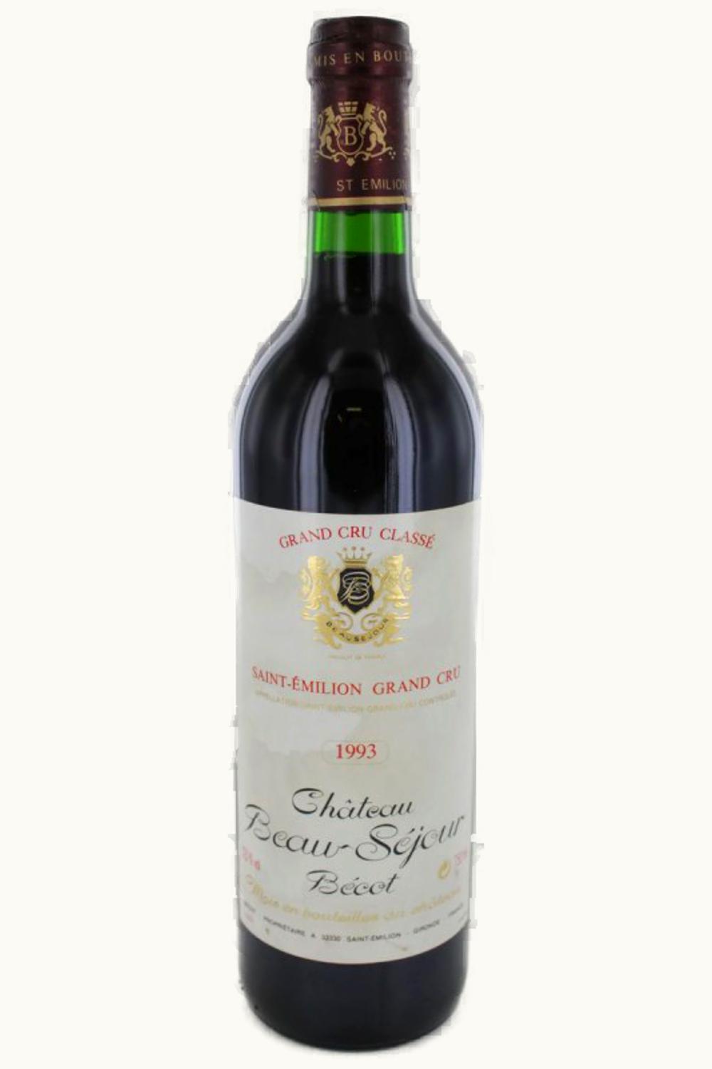 Château Beau-Séjour Bécot Château Beau-Séjour Bécot St Emilion Grand Cru, Bordeaux, France, 1993