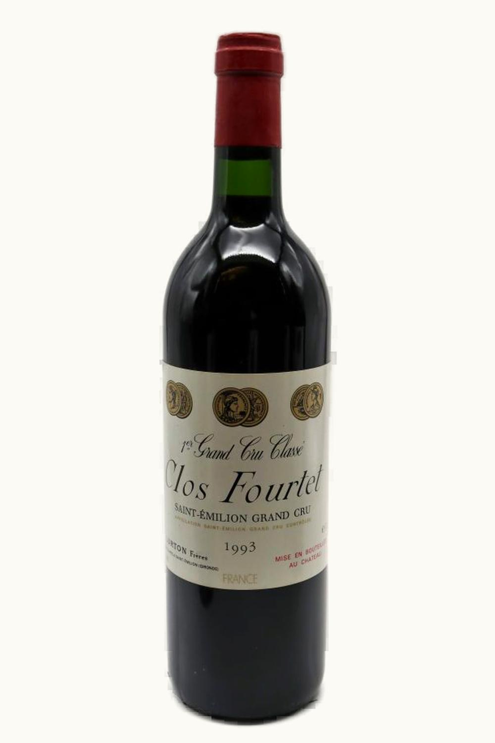 Château Clos Fourtet Clos Fourtet St Emilion Grand Cru, Bordeaux, France, 1993