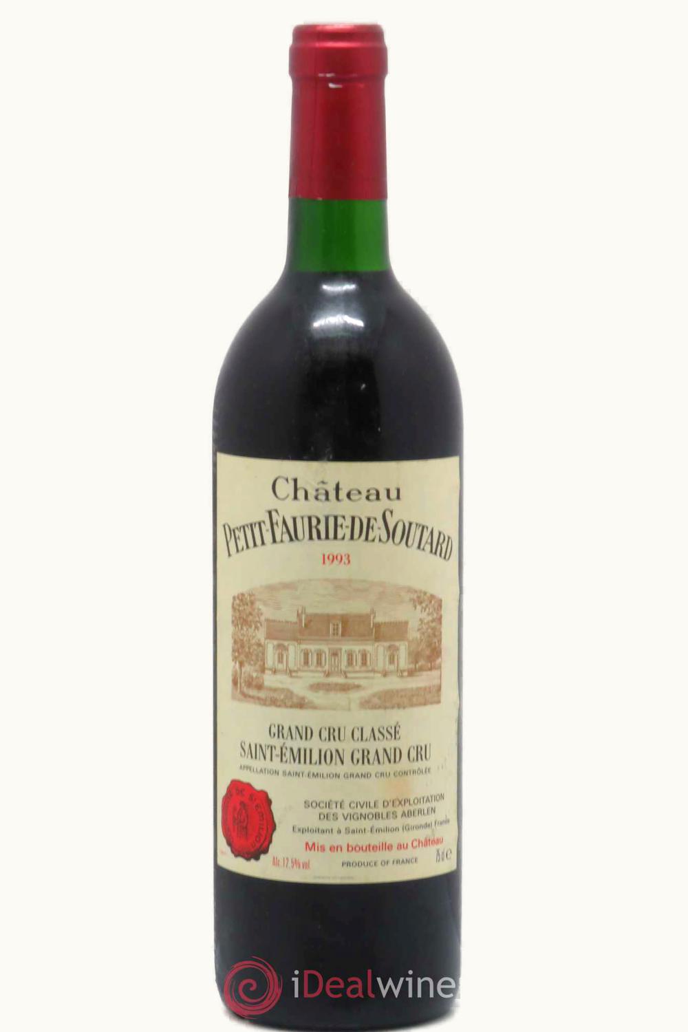 Château Petit Faurie de Soutard Château Petit Faurie de Soutard St Emilion Grand Cru, Bordeaux, France, 1993