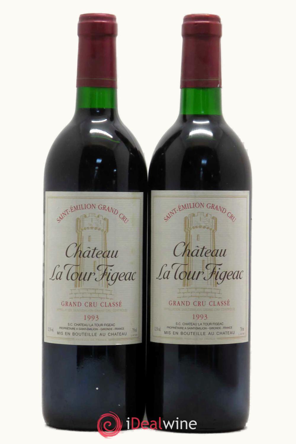 La Tour Figeac St Emilion Grand Cru, Bordeaux, France, 1993