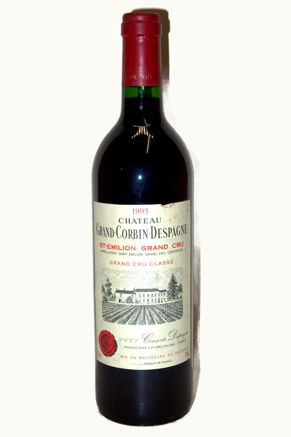 Chateau Grand Corbin-Despagne Chateau Grand Corbin-Despagne St Emilion Grand Cru, Bordeaux, France, 1993