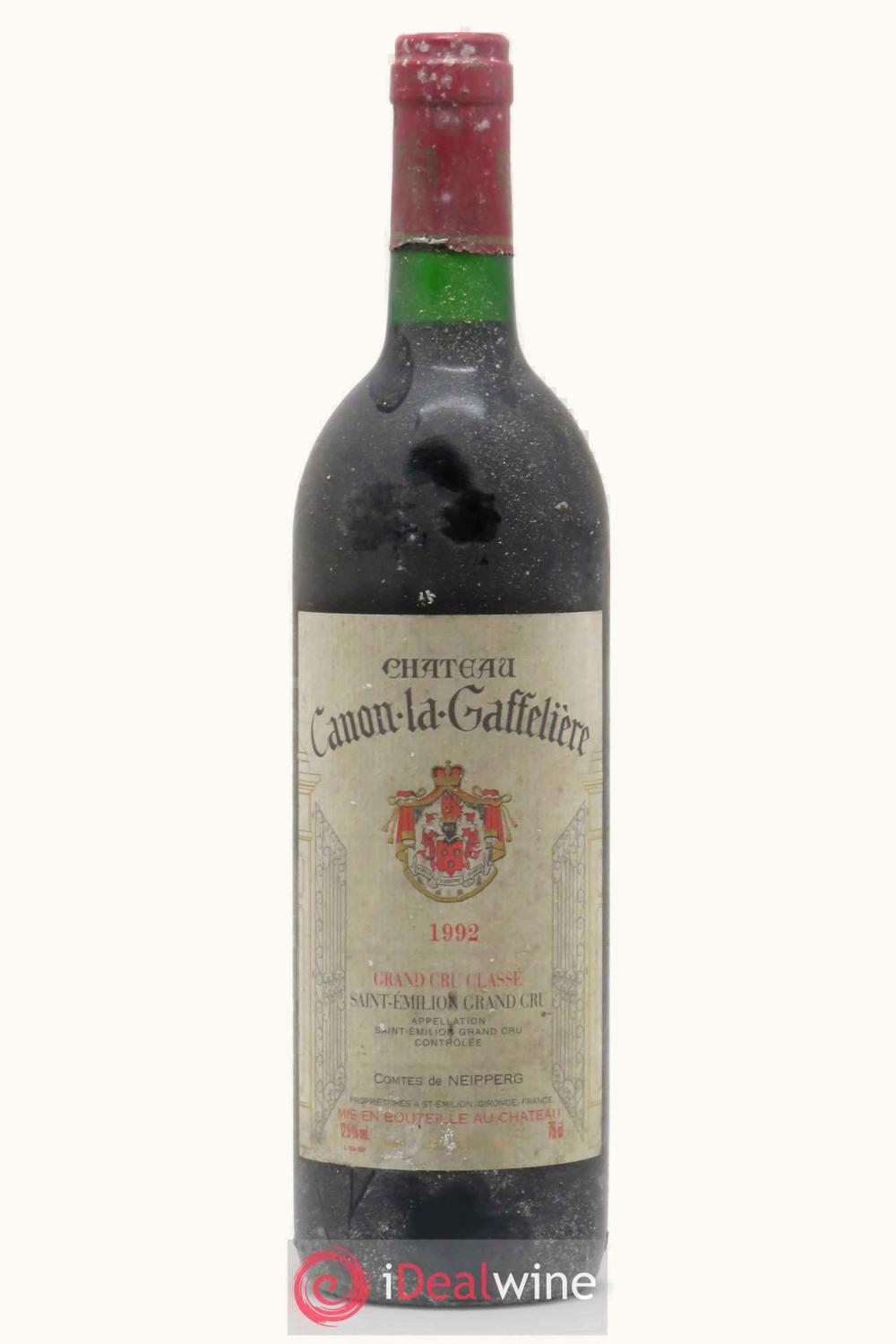 Château Canon-la-Gaffelière Château Canon-la-Gaffelière St Emilion Grand Cru, Bordeaux, France, 1992