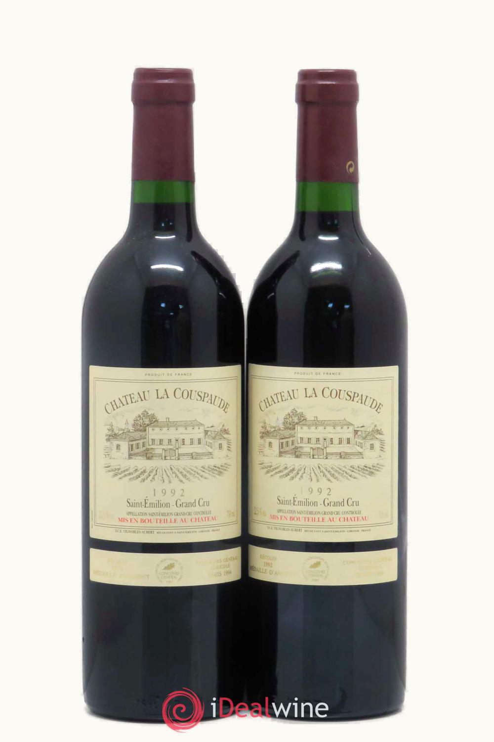 La Couspaude La Couspaude St Emilion Grand Cru, Bordeaux, France, 1992