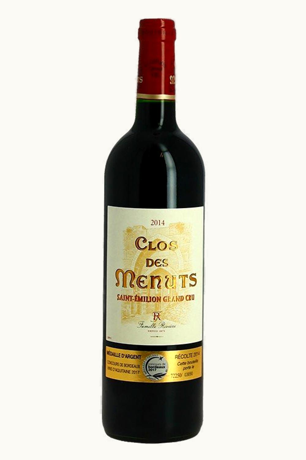 Clos de Menuts St Emilion Grand Cru, Bordeaux, France, 1992