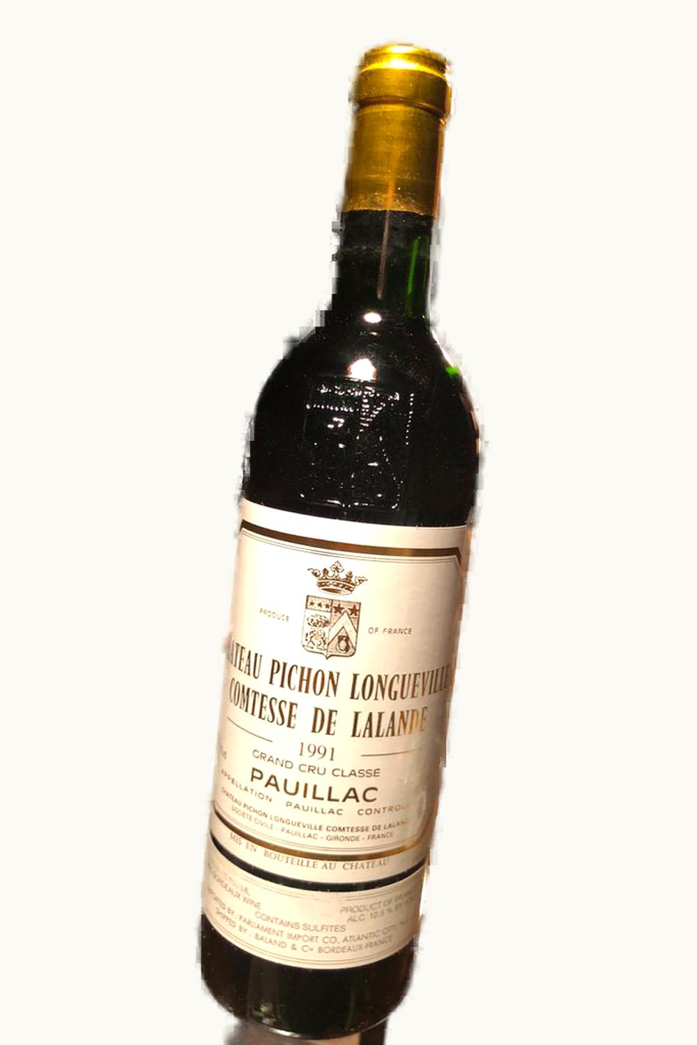 Château Pichon Longueville Comtesse de Lalande Château Pichon Longueville Comtesse de Lalande Pauillac, Médoc, Bordeaux, France, 1991