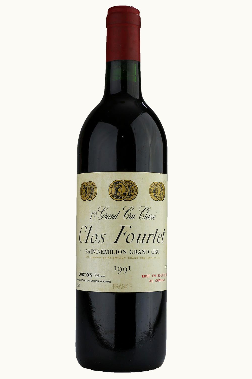 Château Clos Fourtet Clos Fourtet St Emilion Grand Cru, Bordeaux, France, 1991