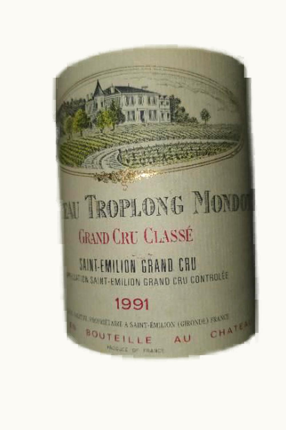 Château Troplong-Mondot Château Troplong-Mondot St-Emilion Grand Cru Bordeaux, 1991